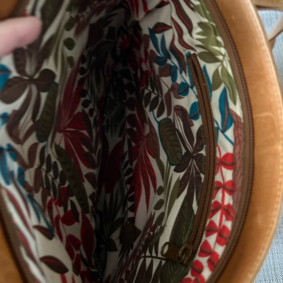 Colombian leather beautiful bag with Colombian fabric - Picture 6 of 8